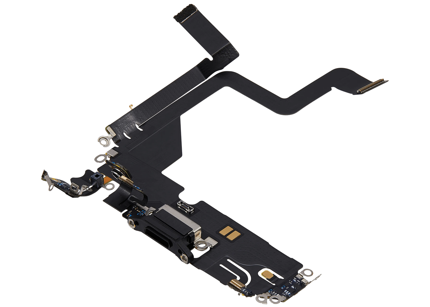 Charging Port Flex Cable For iPhone 14 Pro (Pull) (Silver)
