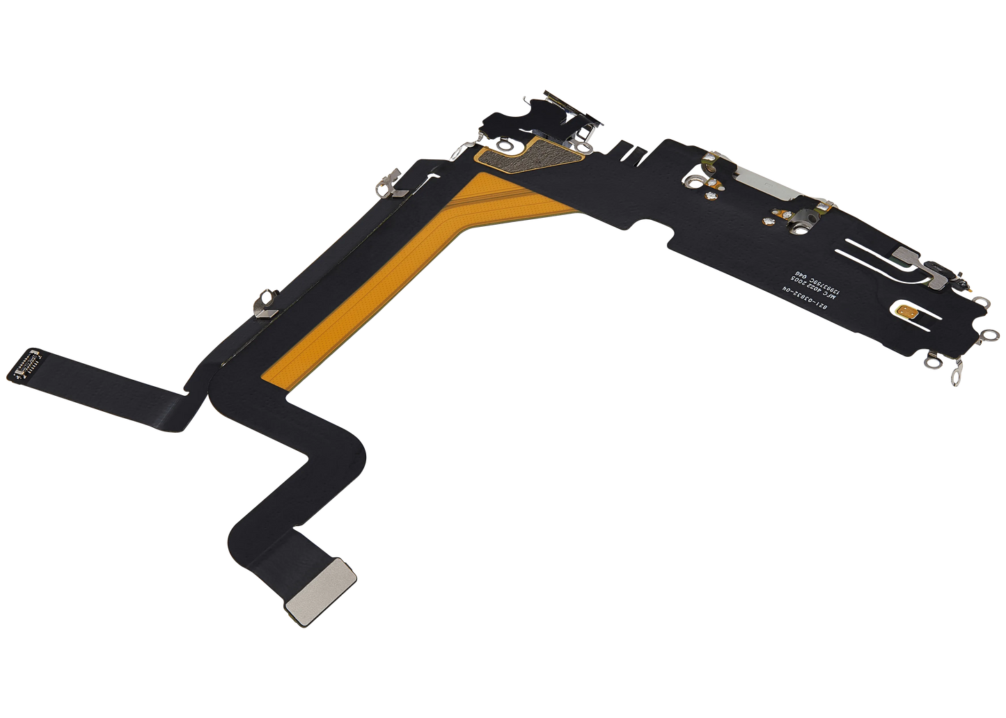 Charging Port Flex Cable For iPhone 14 Pro Max (Pull) (Silver)