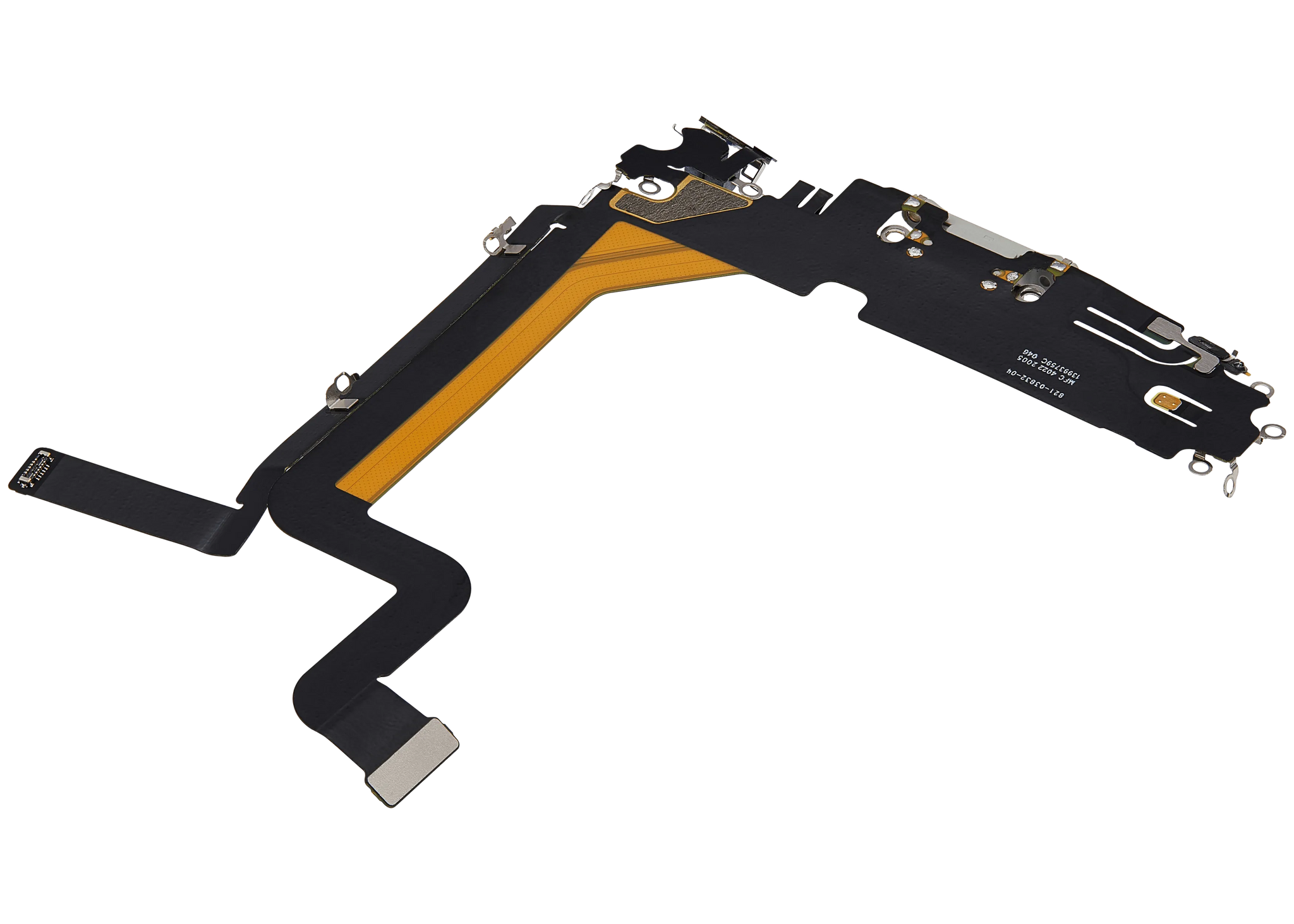Charging Port Flex Cable For iPhone 14 Pro Max (Pull) (Silver)