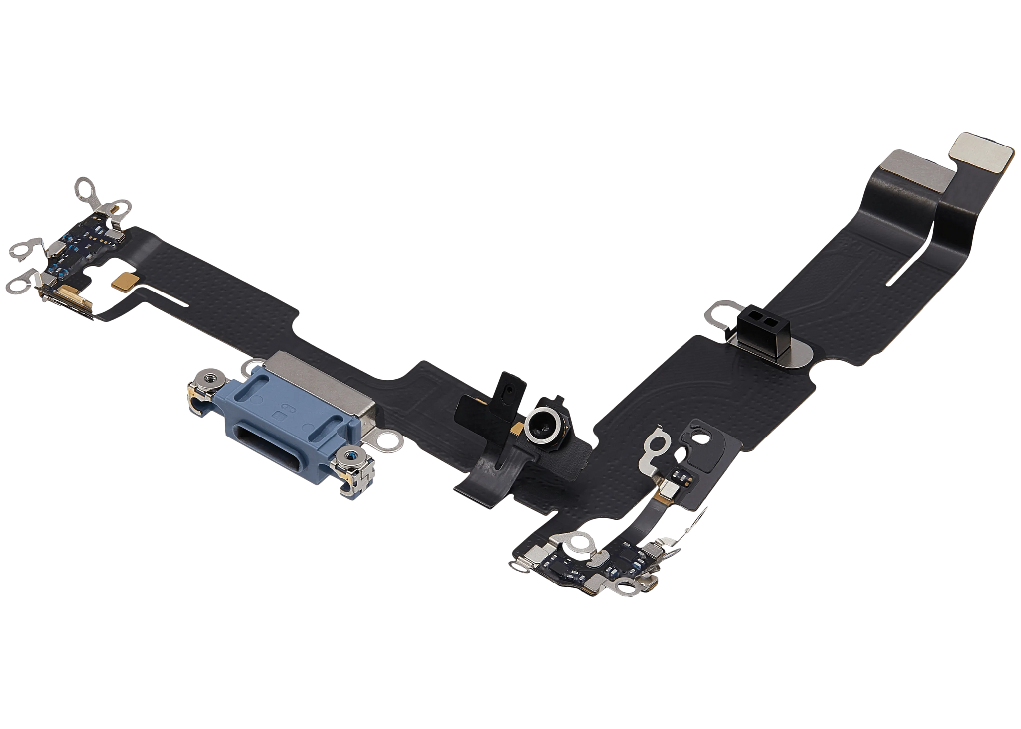 Charging Port Flex Cable For iPhone 14 Plus (Pull) (Blue)