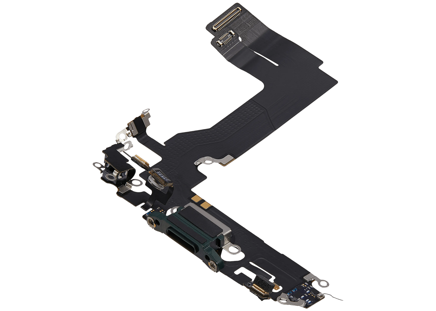 Charging Port Flex Cable For iPhone 13 Mini (Pull) (Green)