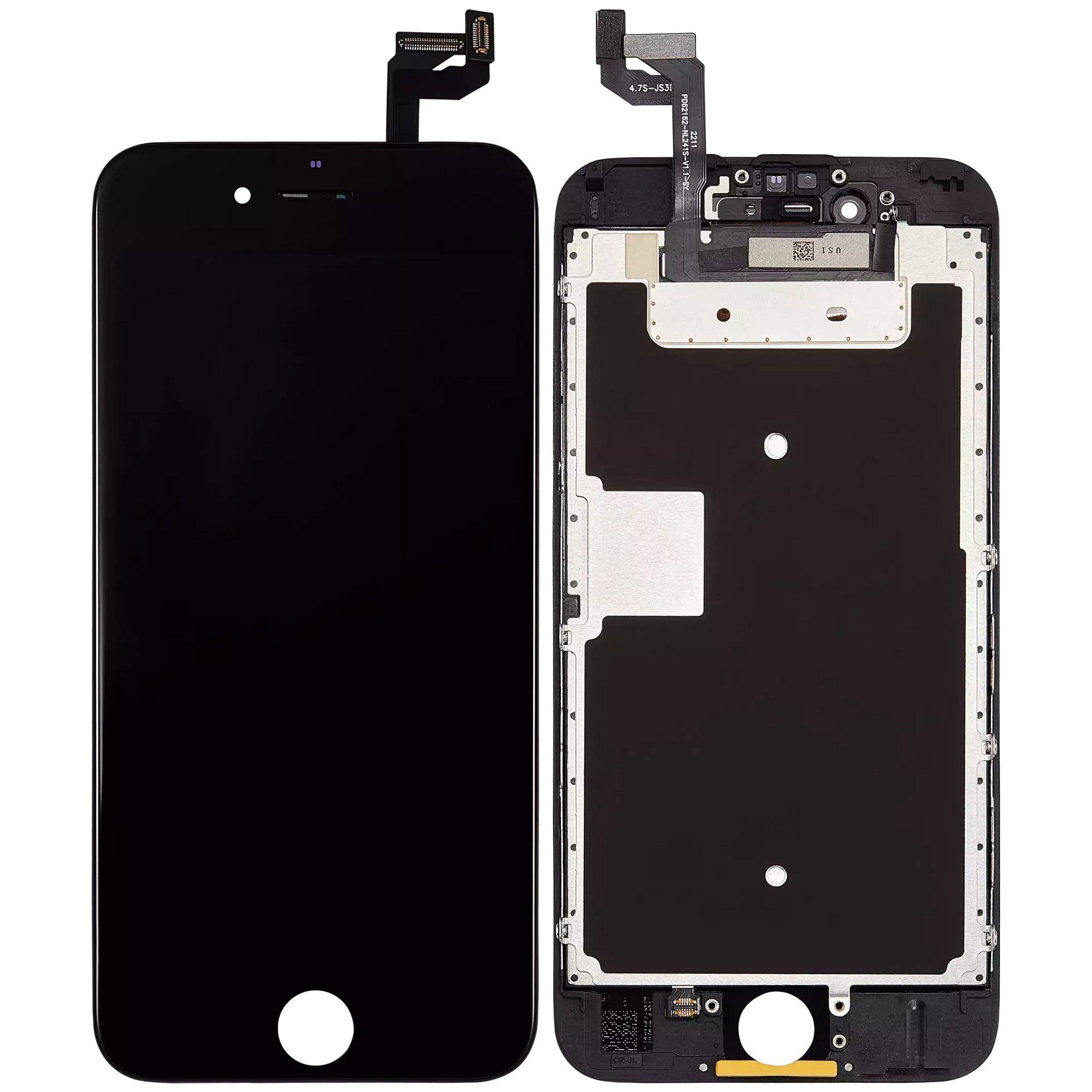 LCD Assembly With Steel Plate For iPhone 6S (Incell) (Black)