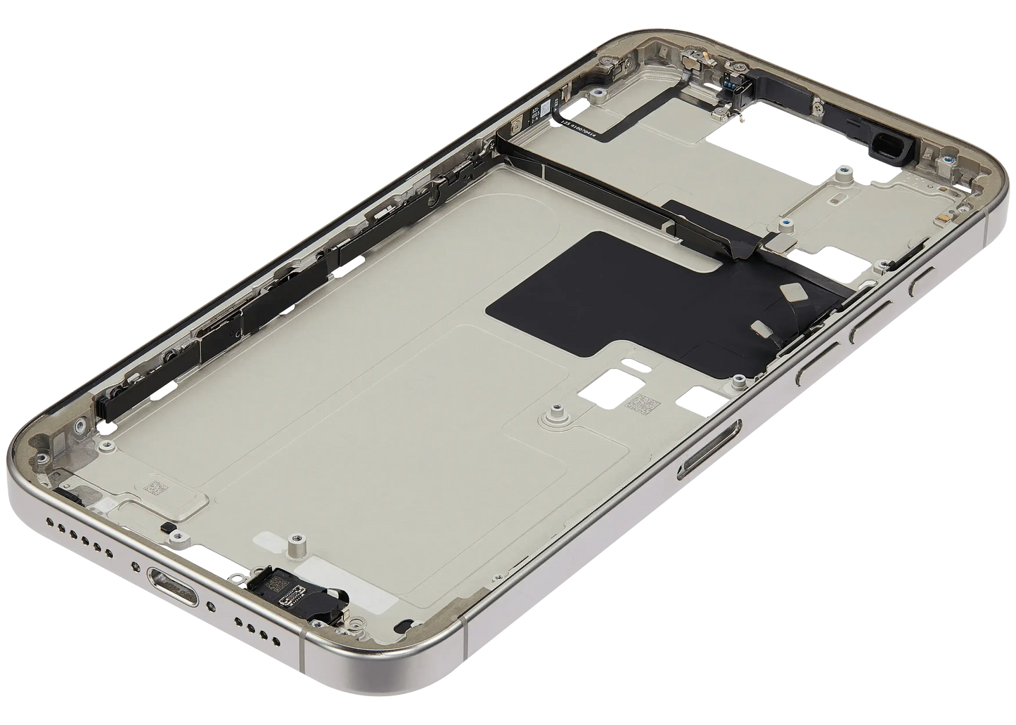 Mid-Frame Housing W/ Small Parts For iPhone 16 Pro Max (EU / Global Version) (Pull) (Natural Titanium)