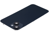 Back Glass w/ MagSafe Magnet & NFC & Flashlight Flex For iPhone 14 (Pull) (Midnight)