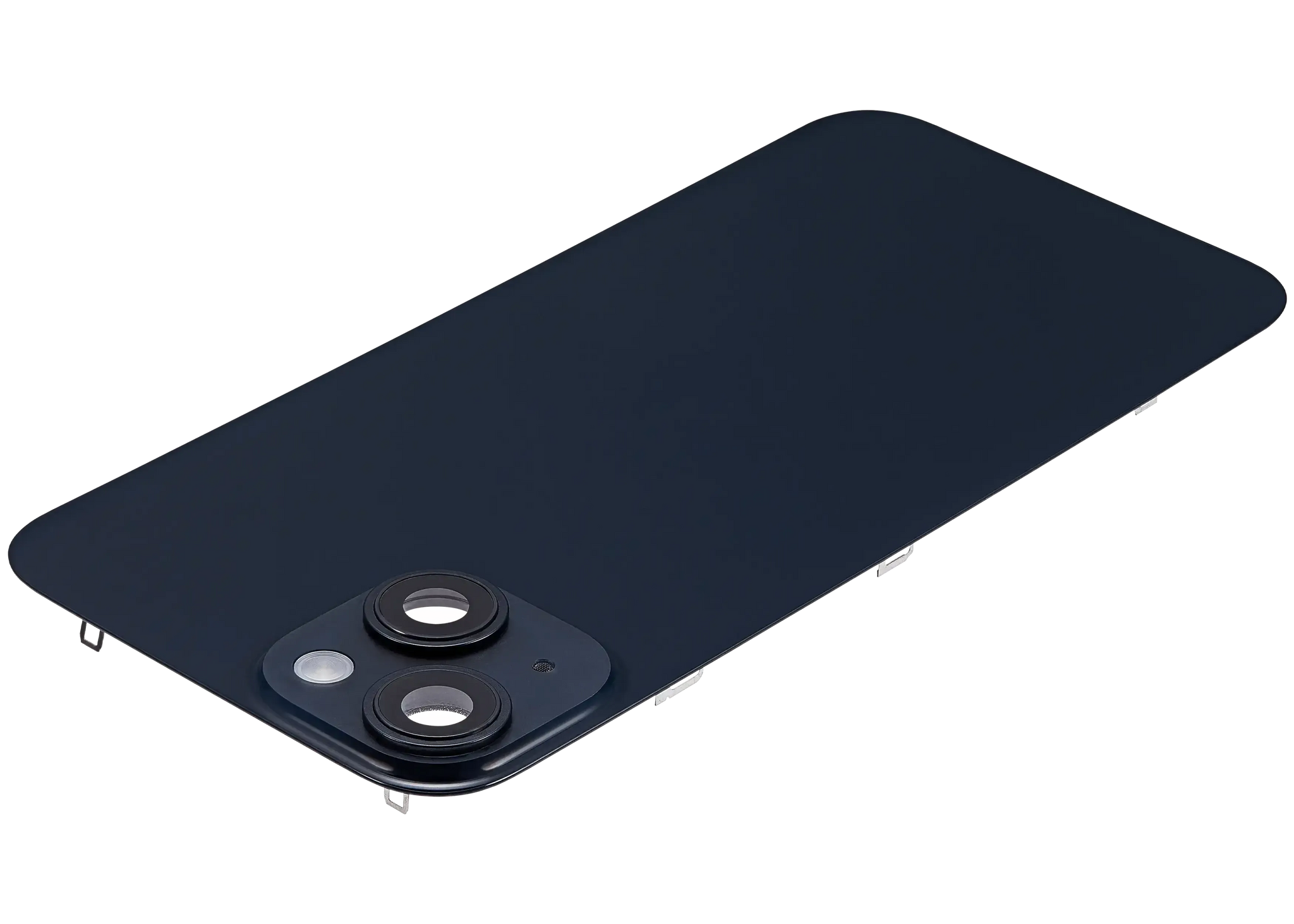 Back Glass w/ MagSafe Magnet & NFC & Flashlight Flex For iPhone 14 (Pull) (Midnight)