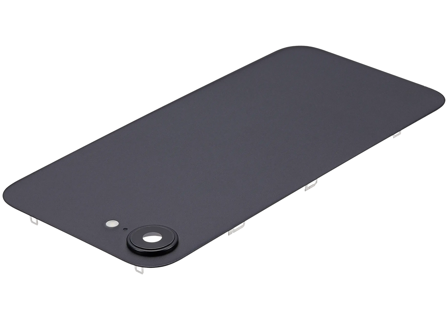 Back Glass w/ MagSafe Magnet & NFC & Flashlight Flex For iPhone 16e (Pull) (Black)