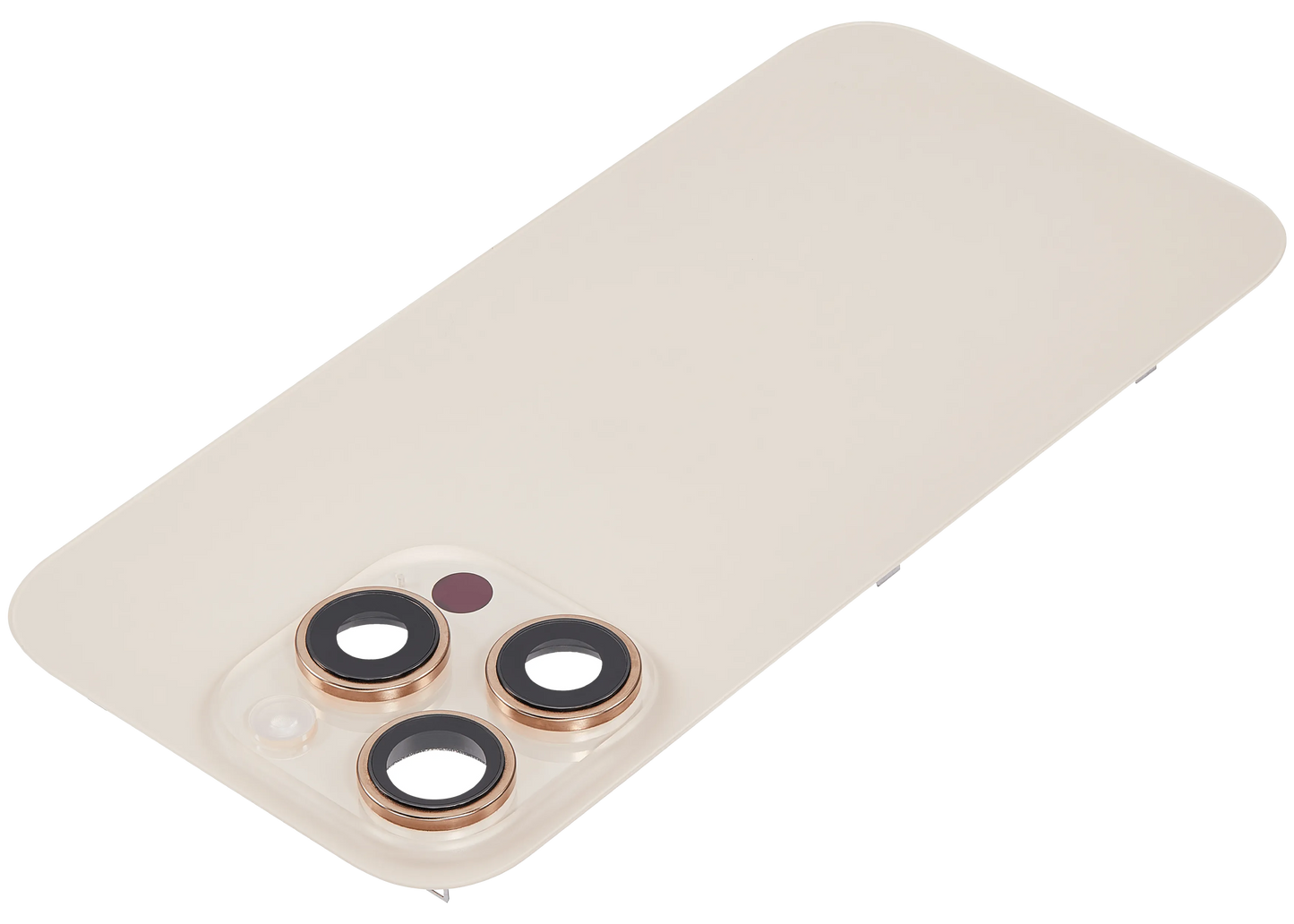 Back Glass w/ MagSafe Magnet & NFC & Flashlight Flex For iPhone 16 Pro (Pull) (Desert Titanium)