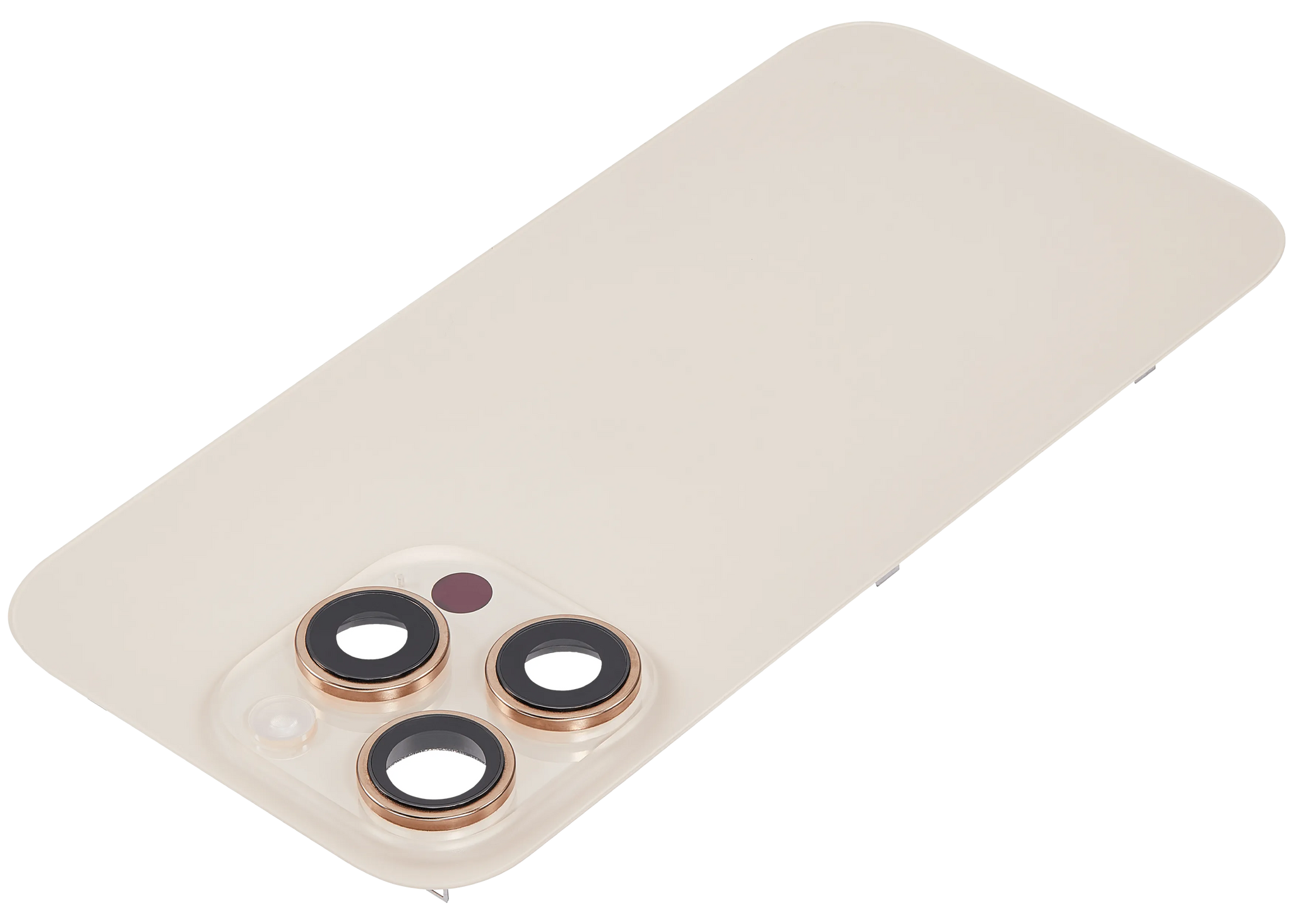 Back Glass w/ MagSafe Magnet & NFC & Flashlight Flex For iPhone 16 Pro (Pull) (Desert Titanium)