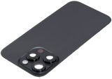 Back Glass w/ MagSafe Magnet & NFC & Flashlight Flex For iPhone 16 Pro (Pull) (Black Titanium)