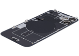 Back Glass w/ MagSafe Magnet & NFC & Flashlight Flex For iPhone 16 Plus (Pull) (White)