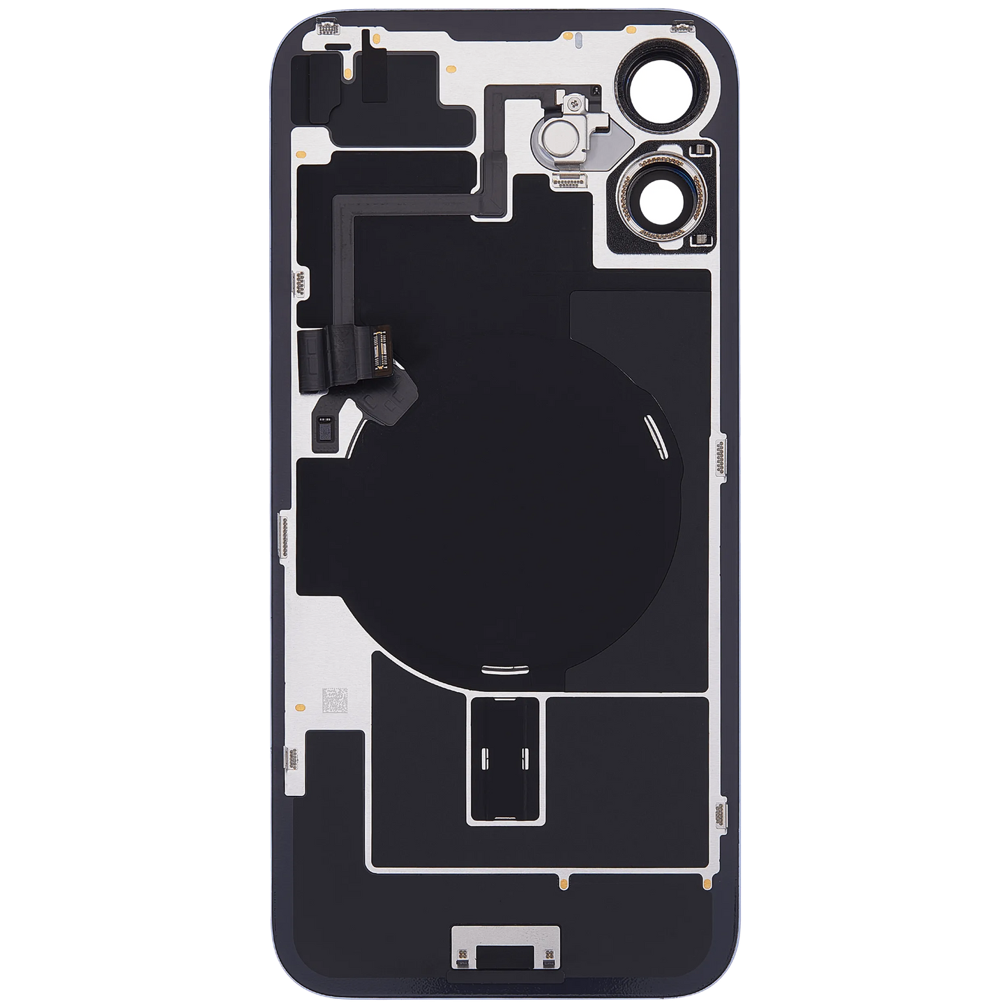 Back Glass w/ MagSafe Magnet & NFC & Flashlight Flex For iPhone 16 Plus ( Pull) (Ultramarine)