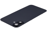 Back Glass w/ MagSafe Magnet & NFC & Flashlight Flex For iPhone 16 Plus (Pull) (Black)