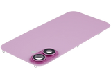 Back Glass w/ MagSafe Magnet & NFC & Flashlight Flex For iPhone 16 (Pull) (Pink)