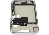 Mid-Frame Housing W/ Charging Port Flex & Small Parts For iPhone 16 Pro Max (EU / Global Version) (Used OEM Pull: Grade C) (White Titanium)