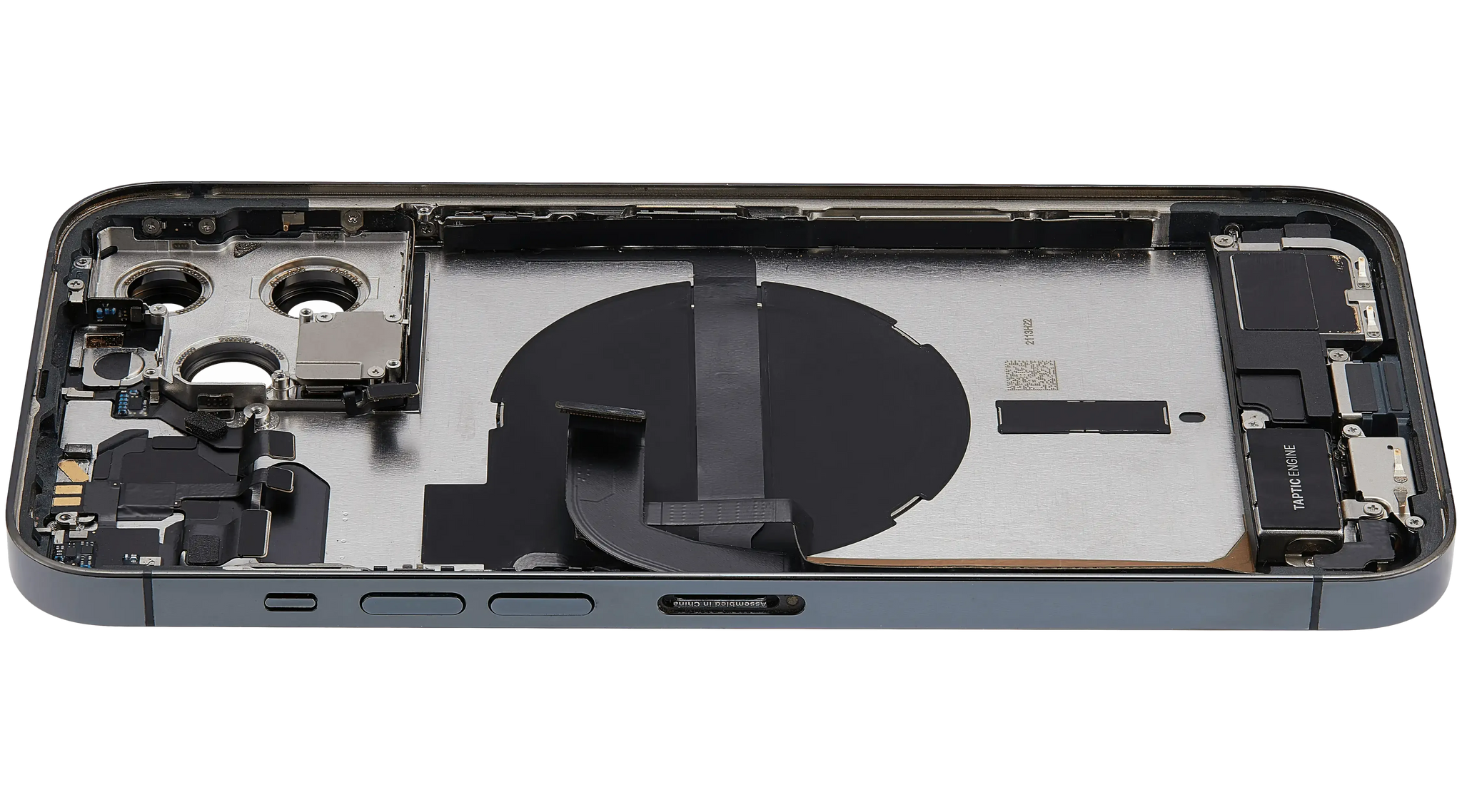 Back Housing W/ Charging Port Flex & Small Parts For iPhone 13 Pro Max (EU / Global Version) (Pull) (Alpine Green)