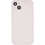 Back Housing W/ Charging Port Flex & Small Parts For iPhone 13 (EU / Global Version) (Pull) (Pink)