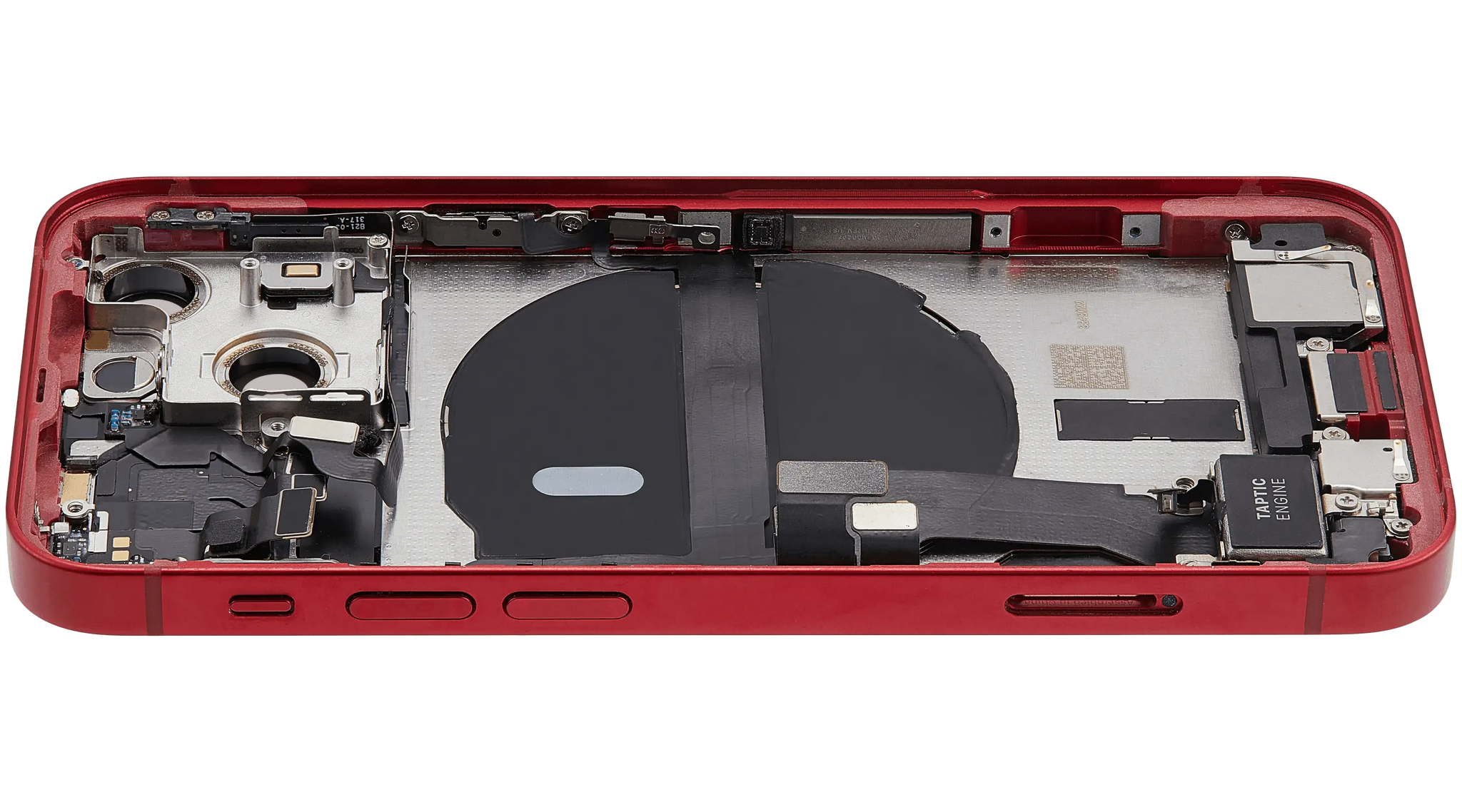 Back Housing W/ Charging Port Flex & Small Parts For iPhone 13 Mini (US Version) (Used OEM) (Pull) (Red)