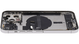 Back Housing W/ Small Parts For iPhone 13 Pro Max (EU / Global Version) (Used OEM) (Pull) (Silver)