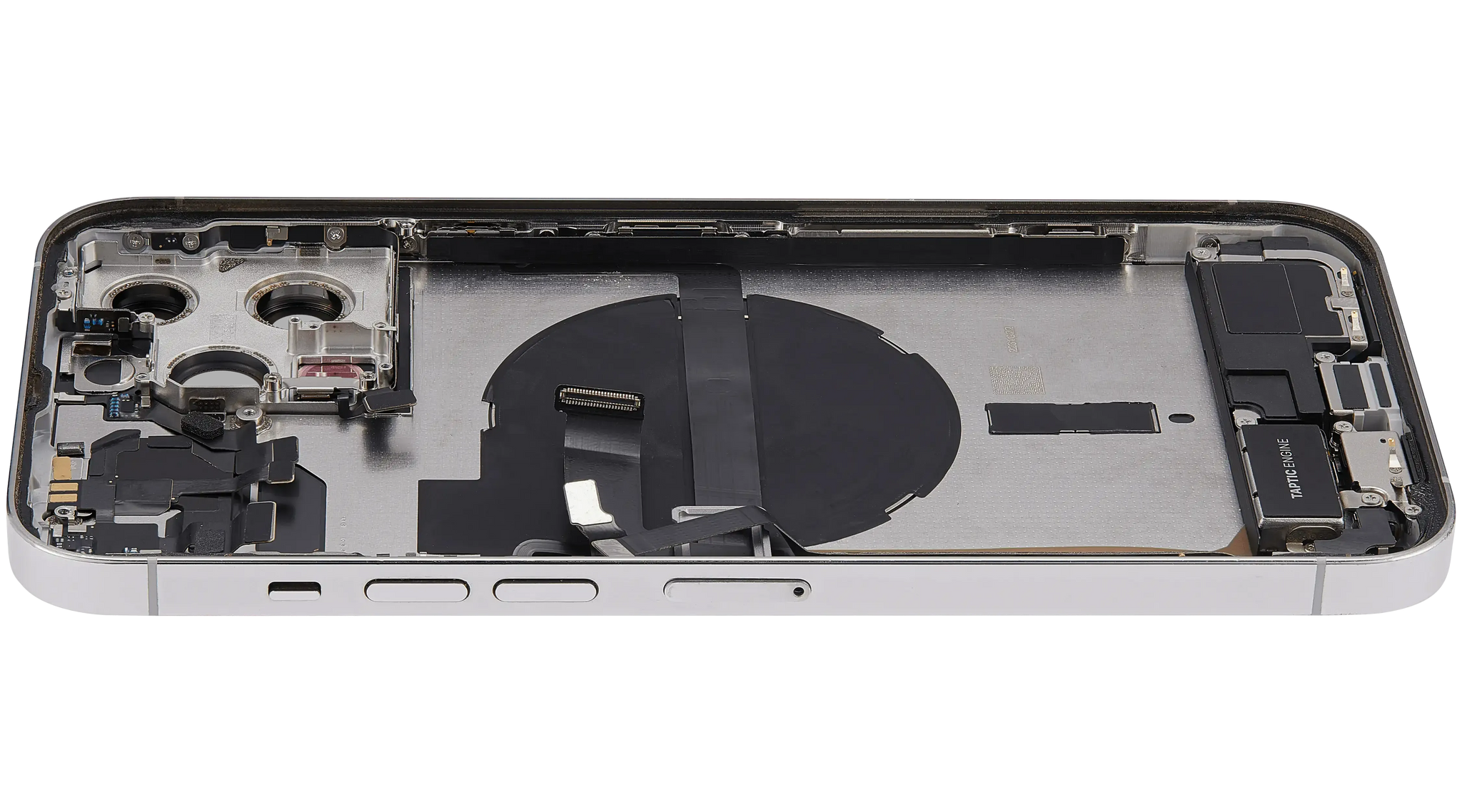 Back Housing W/ Small Parts For iPhone 13 Pro Max (EU / Global Version) (Used OEM) (Pull) (Silver)