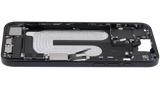 Mid-Frame Housing W/ Charging Port Flex & Small Parts For iPhone 16 Plus (US Version) (Pull) (Black)