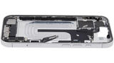 Mid-Frame Housing W/ Charging Port Flex & Small Parts For iPhone 16 (EU / Global Version) (Pull) (White)