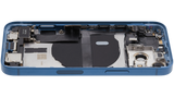 Back Housing W/ Charging Port Flex & Small Parts For iPhone 13 Mini (US Version) (Used OEM) (Pull) (Blue)