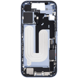 Mid-Frame Housing W/ Charging Port Flex & Small Parts For iPhone 17 (EU / Global Version) (Pull) (Mist Blue)