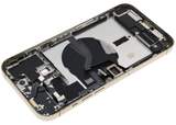 Back Housing W/ Charging Port Flex & Small Parts For iPhone 12 Pro Max (US Version) (Used OEM) (Pull) (Gold)
