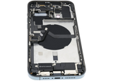 Back Housing W/ Charging Port Flex & Small Parts For iPhone 12 Pro Max (US Version) (Used OEM) (Pull) (Pacific Blue)