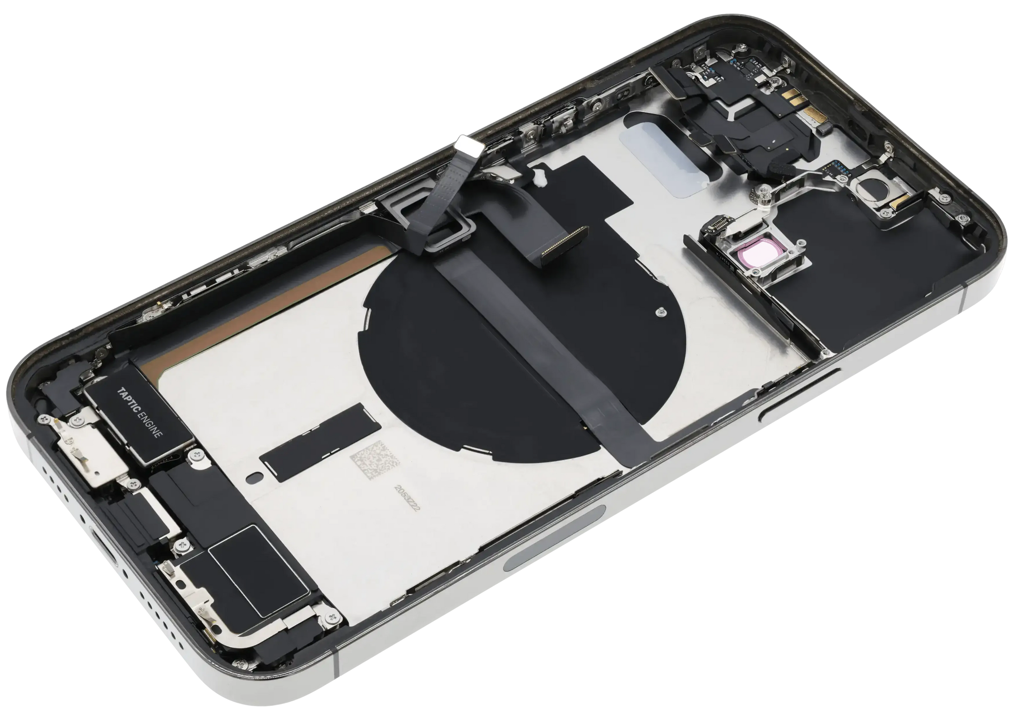 Back Housing W/ Charging Port Flex & Small Parts For iPhone 13 Pro Max (US Version) (Used OEM) (Pull) (Graphite)