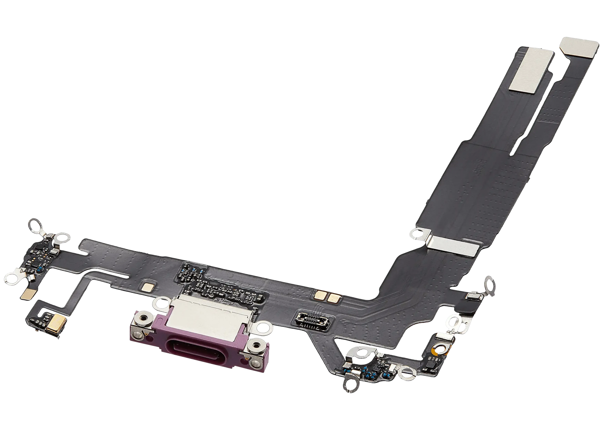 Charging Port Flex Cable For iPhone 16 (Pull) (Pink)