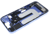 Mid-Frame Housing W/ Charging Port Flex & Small Parts For iPhone 16 (EU / Global Version) (Pull) (Ultramarine)