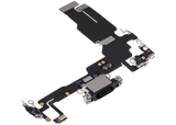 Charging Port Flex Cable For iPhone 15 (Pull) (Black)