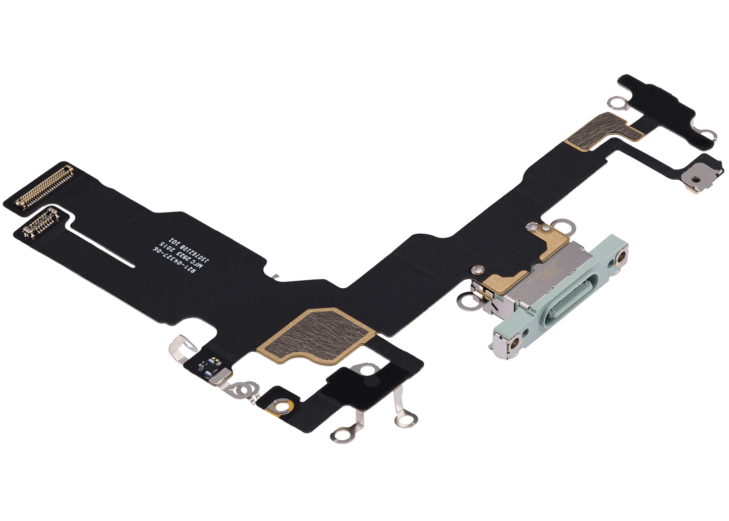 Charging Port Flex Cable For iPhone 15 (Pull) (Black)