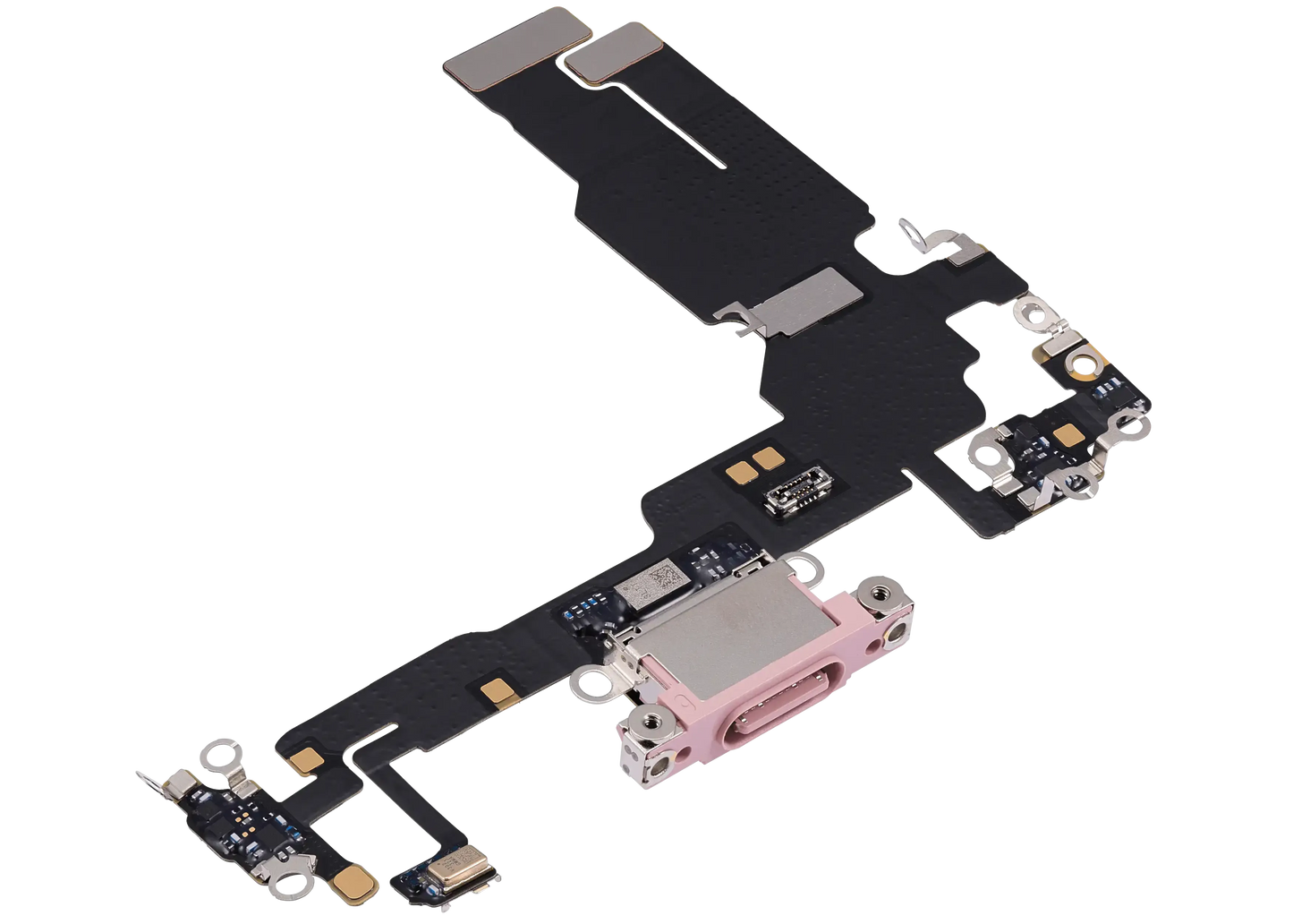 Charging Port Flex Cable For iPhone 15 (Pull) (Pink)