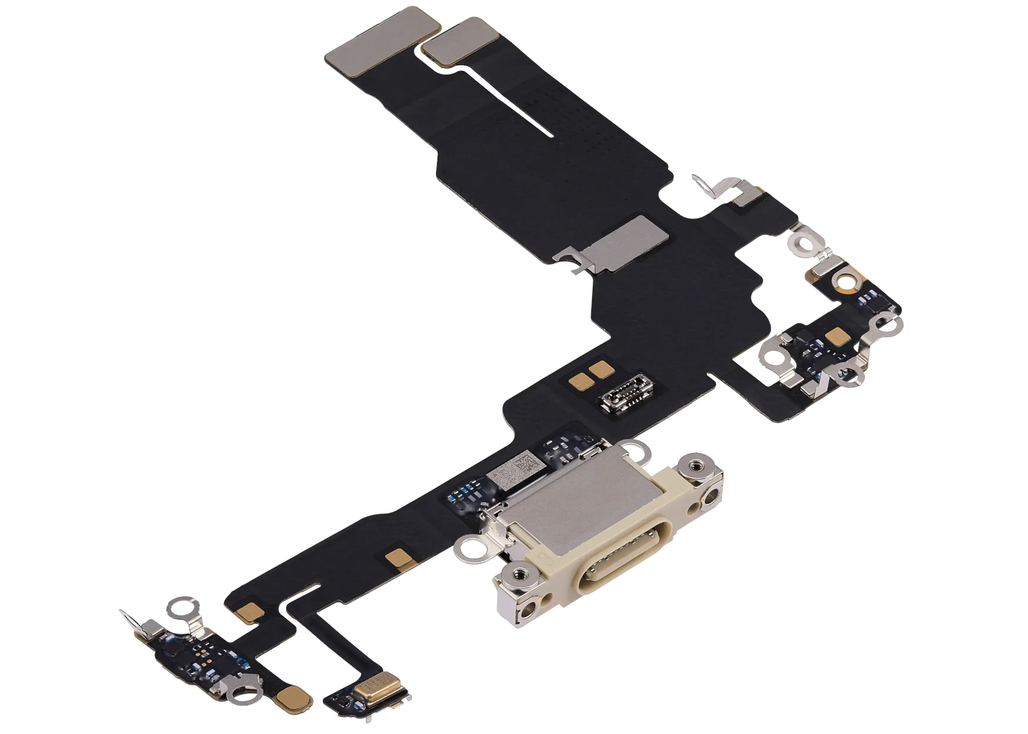 Charging Port Flex Cable For iPhone 15 (Pull) (Yellow)