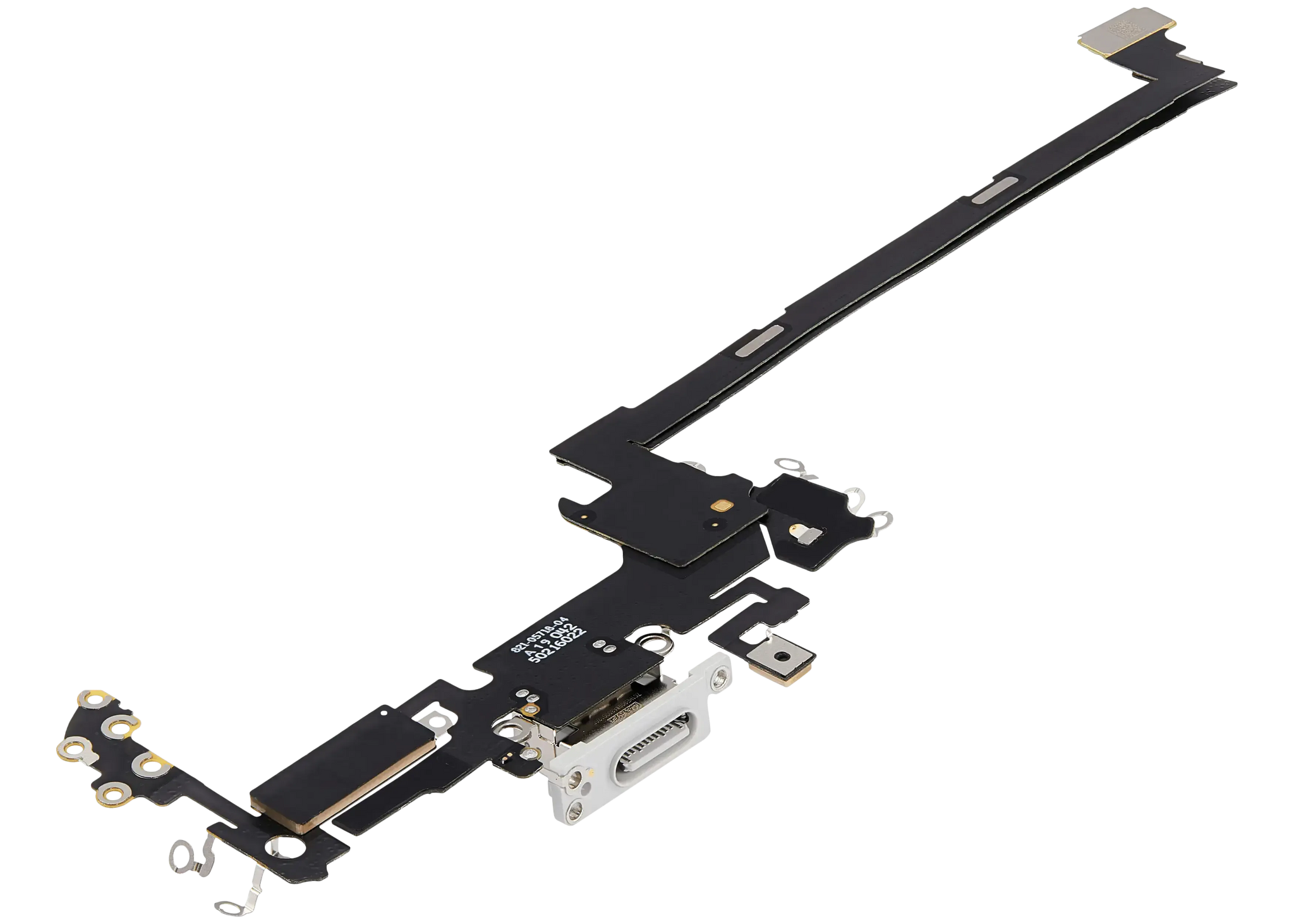 Charging Port Flex Cable For iPhone 17 Pro (Pull) (US Version) (Silver)