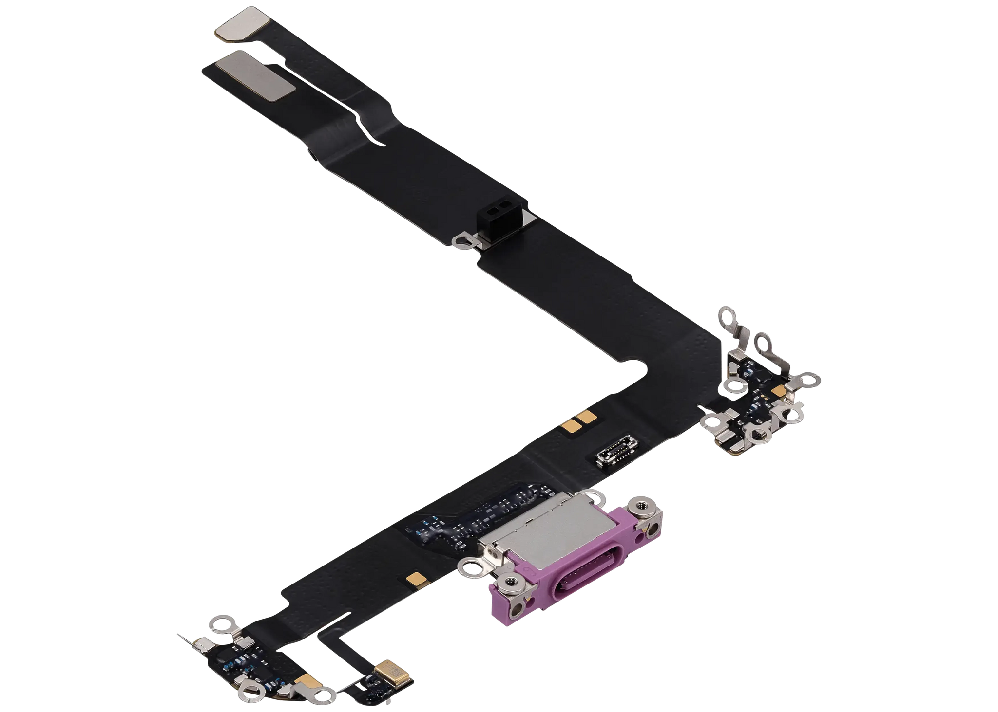 Charging Port Flex Cable For iPhone 16 Plus (Pull) (Pink)