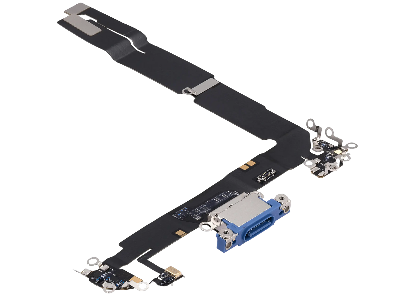 Charging Port Flex Cable For iPhone 16 Plus (Pull) (Ultramarine)