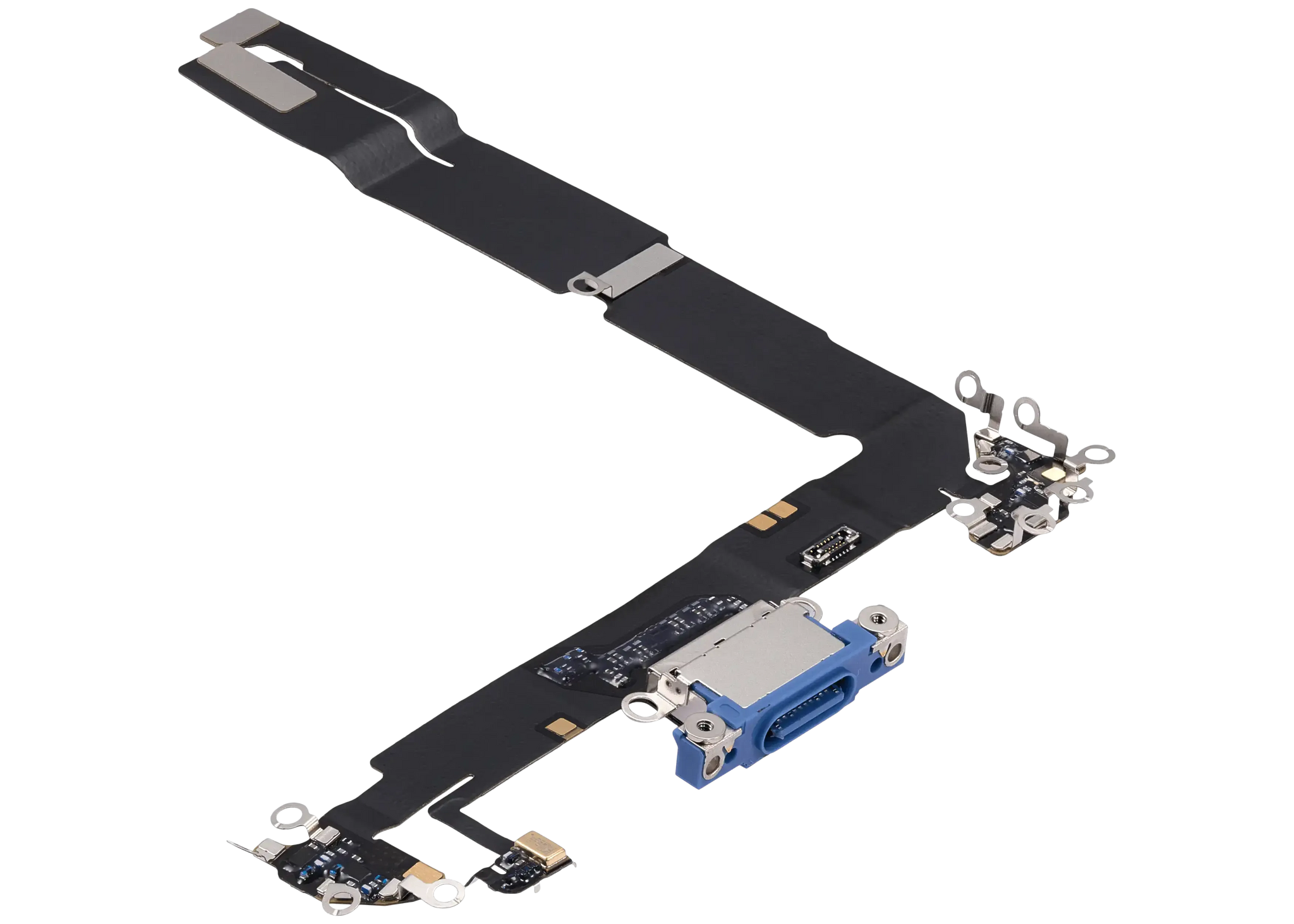 Charging Port Flex Cable For iPhone 16 Plus (Pull) (Ultramarine)