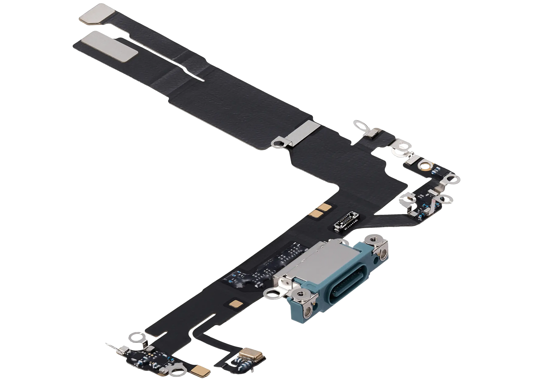 Charging Port Flex Cable For iPhone 16 (Pull) (Ultramarine)