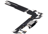 Charging Port Flex Cable For iPhone 16 (Pull) (Black)