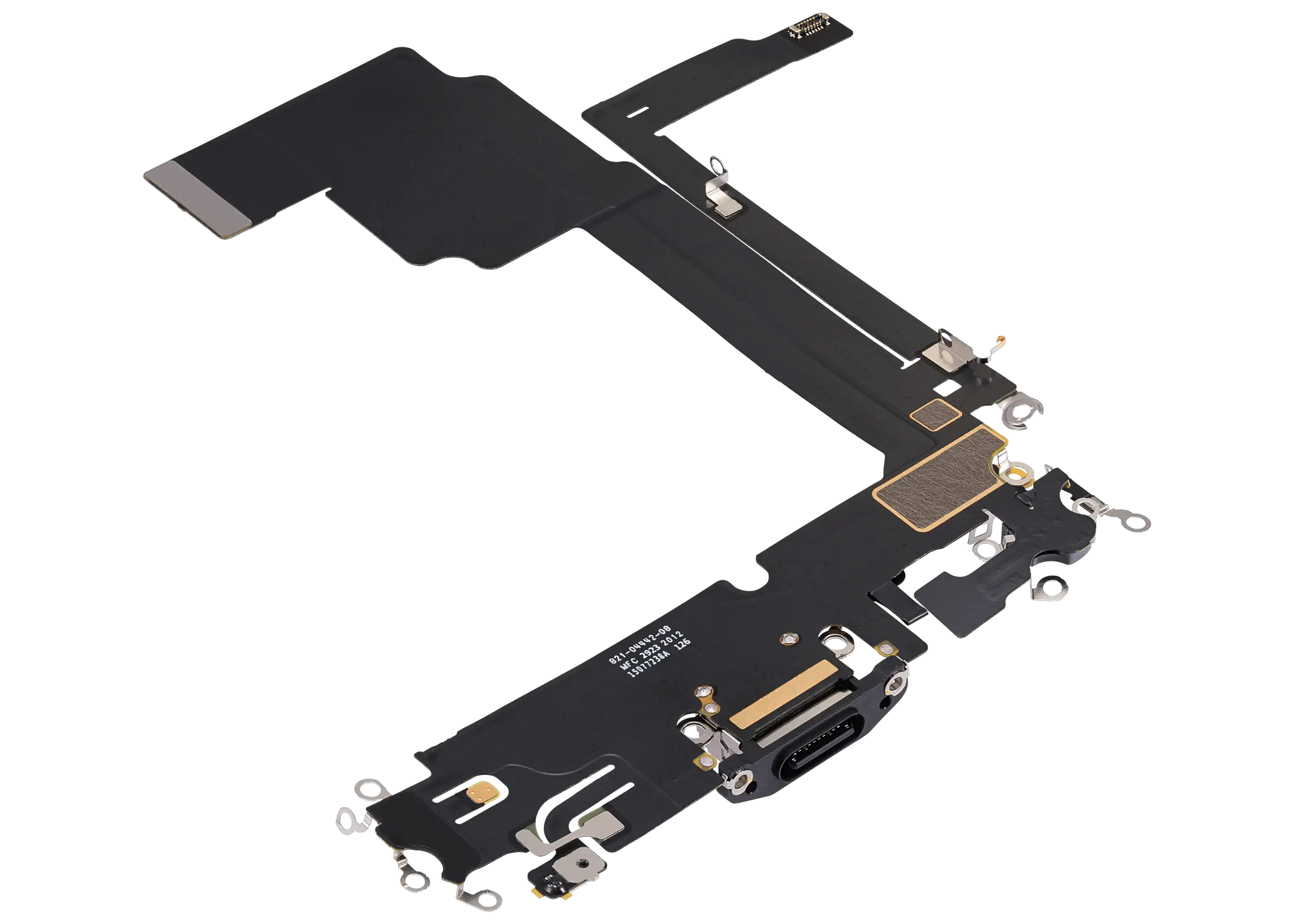 Charging Port Flex Cable For iPhone 15 Pro Max (Pull) (White Titanium)