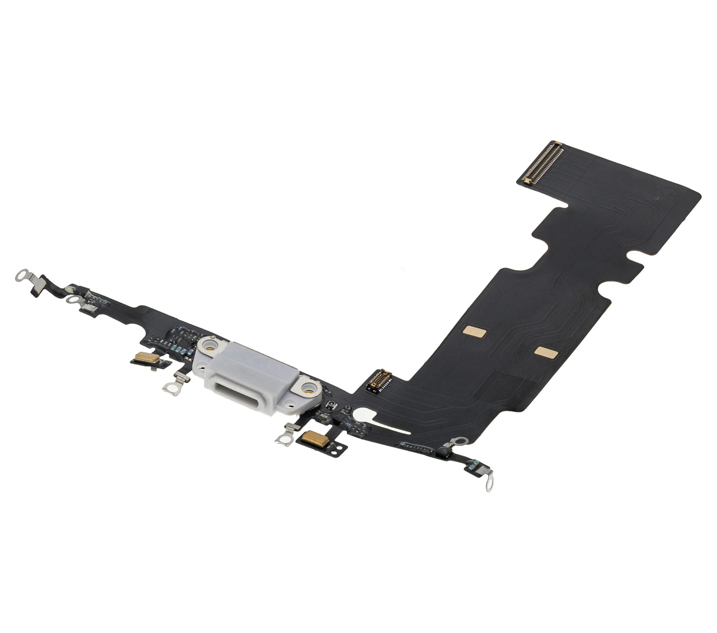 Charging Port Flex Cable For iPhone 8 Plus (Pull) (Silver)