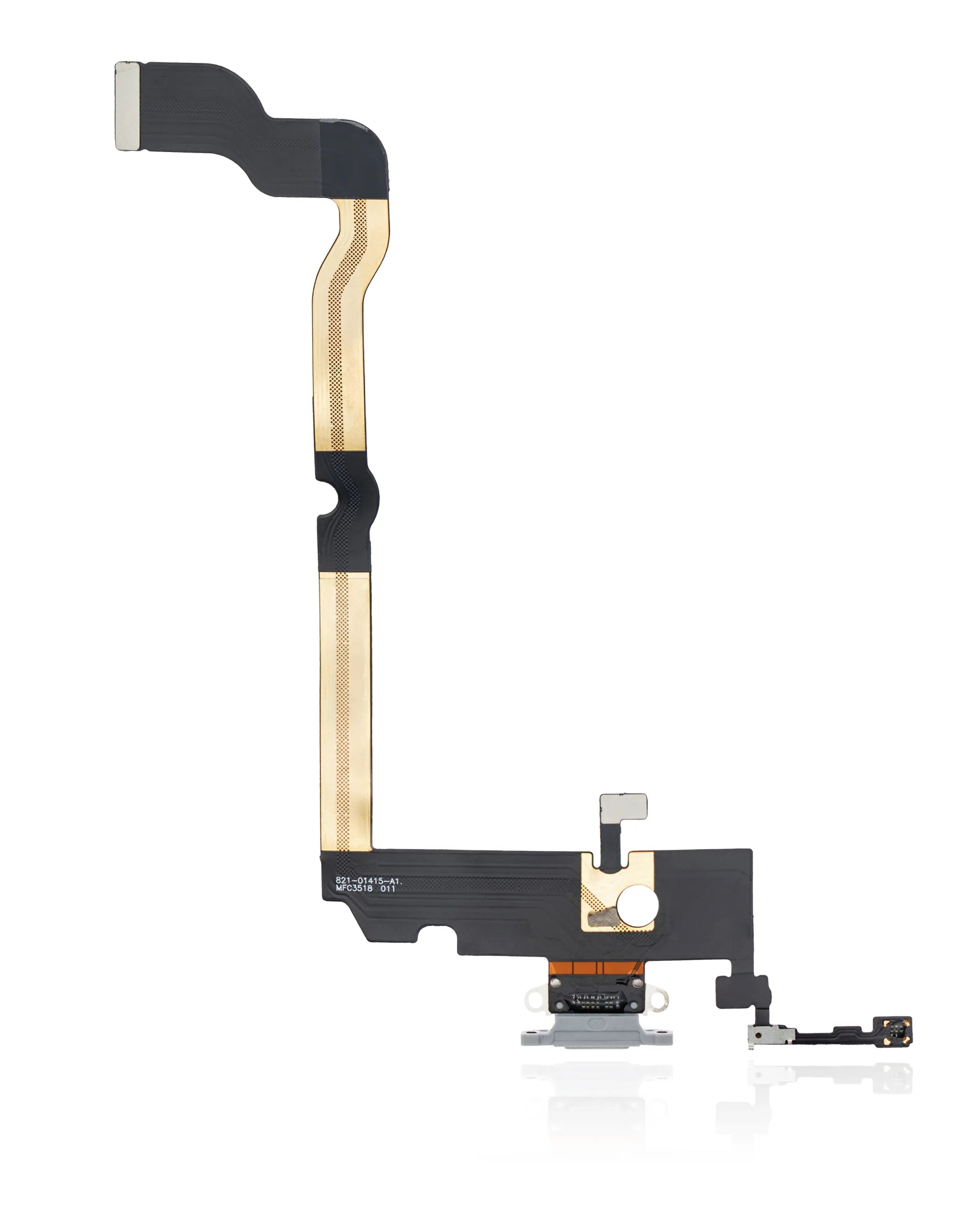 Charging Port Flex Cable For iPhone XS Max (Pull) (Silver)