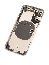 Back Housing W/ Small Components Pre-Installed For iPhone X (Used OEM) (Pull) (Silver)