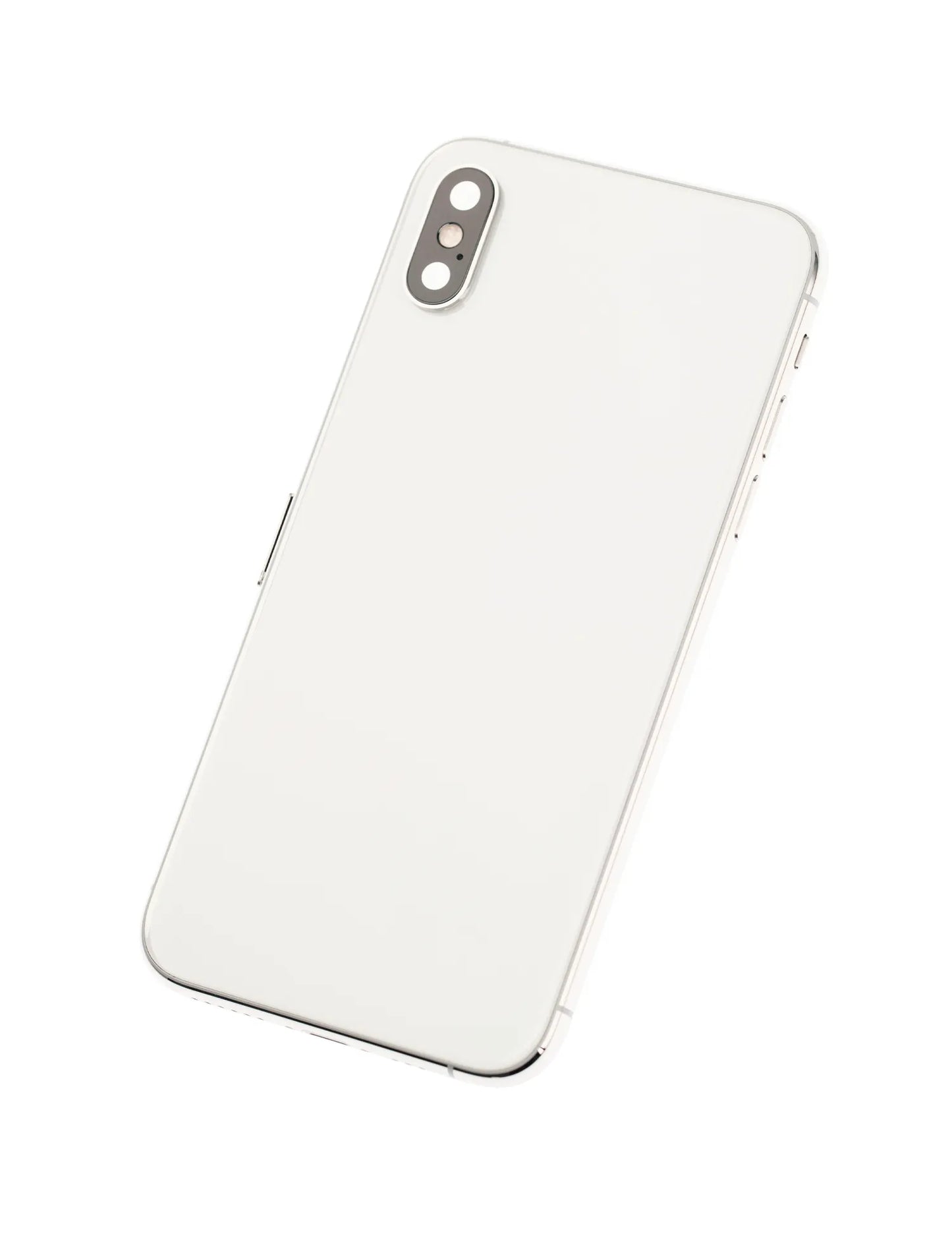 Back Housing W/ Small Components Pre-Installed For iPhone XS (Used OEM) (Pull) (Silver)