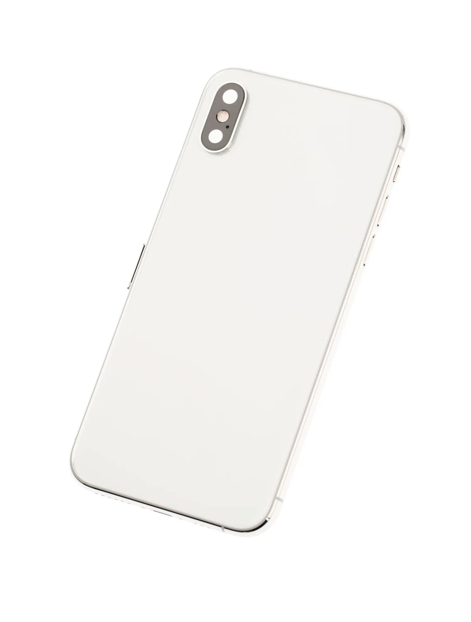 Back Housing W/ Small Components Pre-Installed For iPhone XS (Used OEM) (Pull) (Silver)