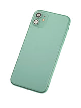 Back Housing W/ Small Components Pre-Installed For iPhone 11 (Used OEM) (Pull) (Green)