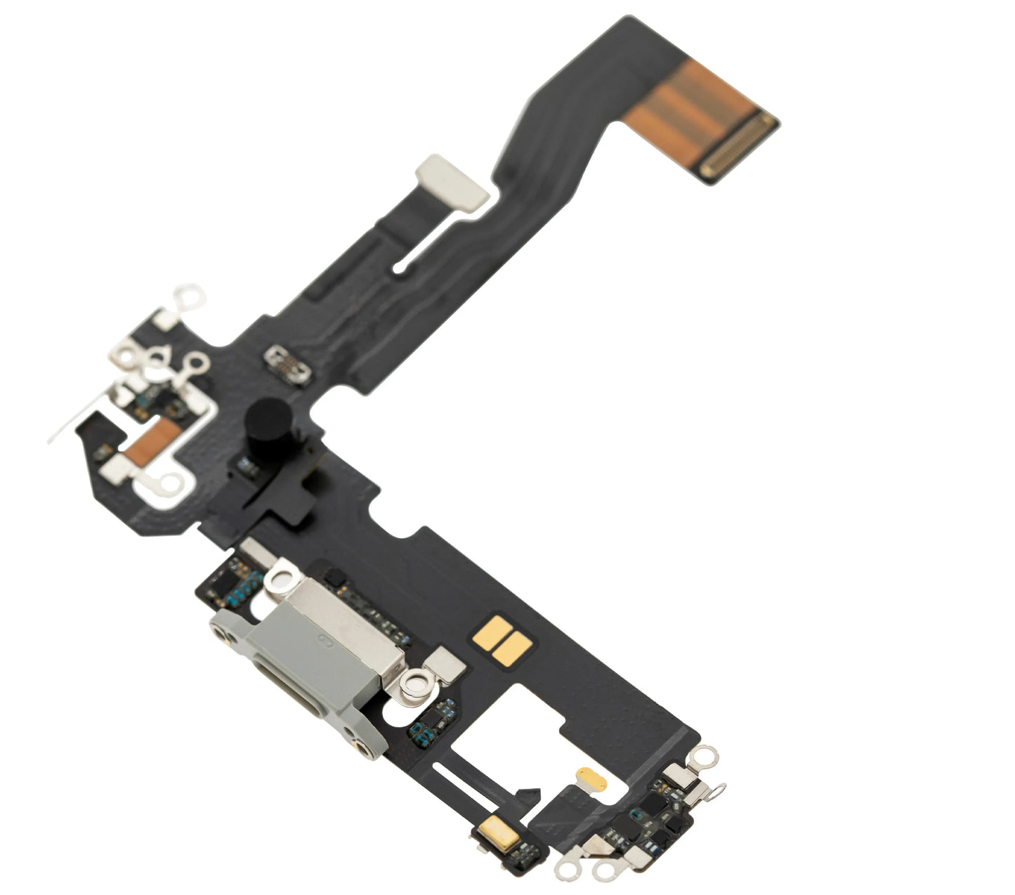 Charging Port Flex Cable For iPhone 12 Pro (Pull) (Silver)